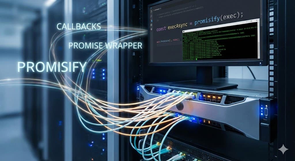 Executing Shell Commands in Node.js: Callbacks vs Promises vs Promisify